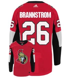 Erik Brannstrom Ottawa Senators Adidas Authentic Home NHL Hockey Jersey     