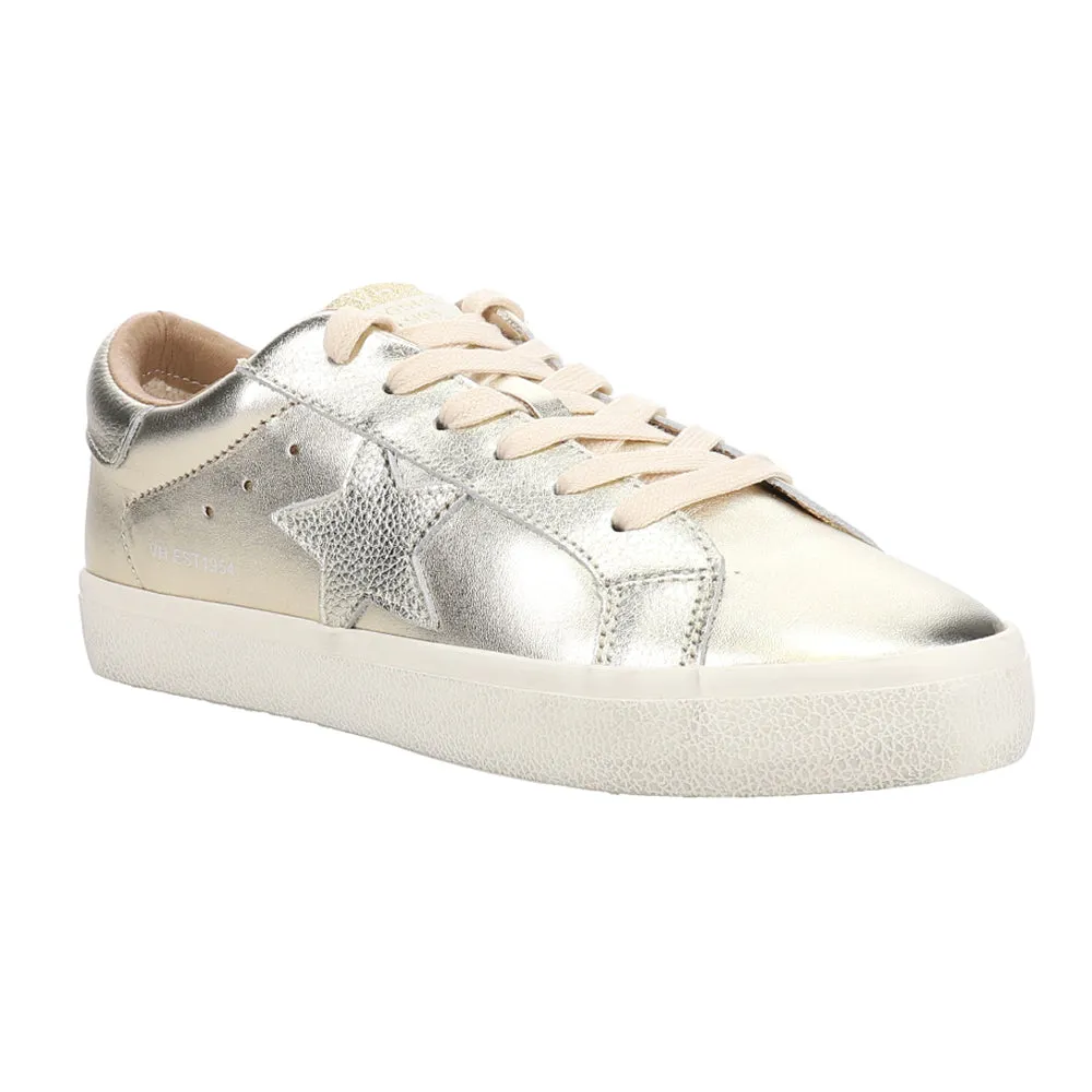 Fae Metallic Lace Up Sneakers