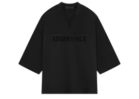 Fear of God Essentials Heavy Jersey Football Tee Jet Black