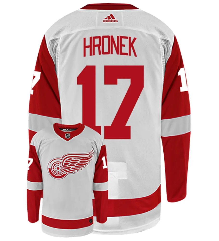 Filip Hronek Detroit Red Wings Adidas Authentic Away NHL Hockey Jersey     