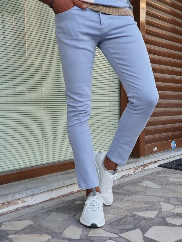 Forenzax Light Blue Slim Fit Jeans