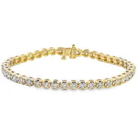 Forevermark Yellow Gold 5.32 Cttw. Diamond Tennis Bracelet