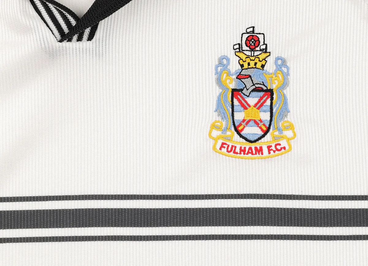 Fulham 1999 Home Football Shirt - White - L