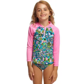 Funkita - Feather Fairy - Toddler Girls Zippy Rash Vest