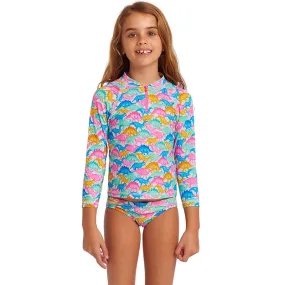 Funkita - Minisaurus - Toddler Girls Zippy Rash Vest