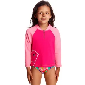 Funkita - Stare Bare - Toddler Girls Zippy Rash Vest