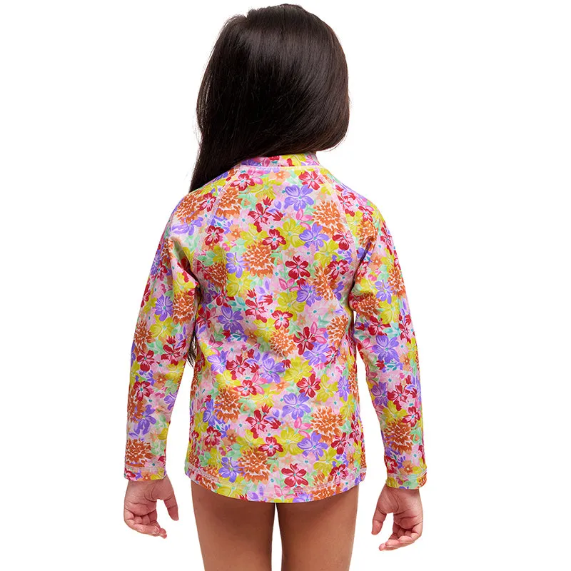 Funkita - Summer Garden - Toddler Girls Zippy Rash Vest