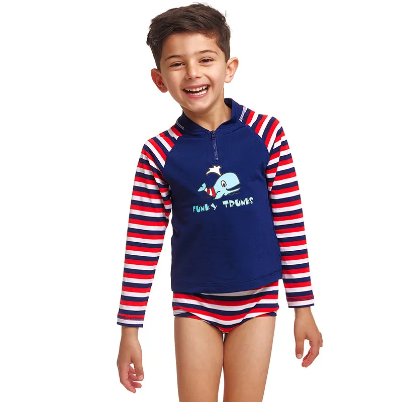 Funky Trunks - Riviera - Toddler Boys Zippy Rash Vest