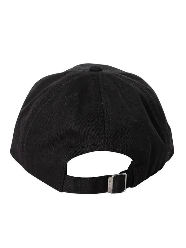 GANT Shield Baseball Cap - Black