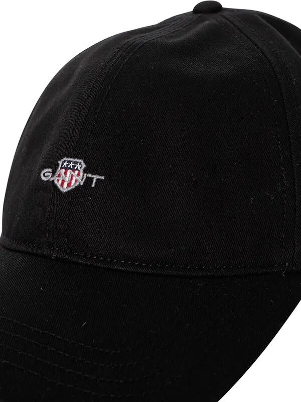 GANT Shield Baseball Cap - Black