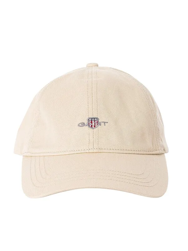 GANT Shield Baseball Cap - Putty