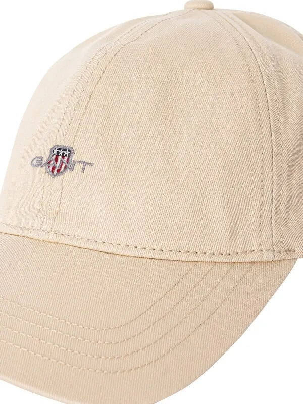 GANT Shield Baseball Cap - Putty