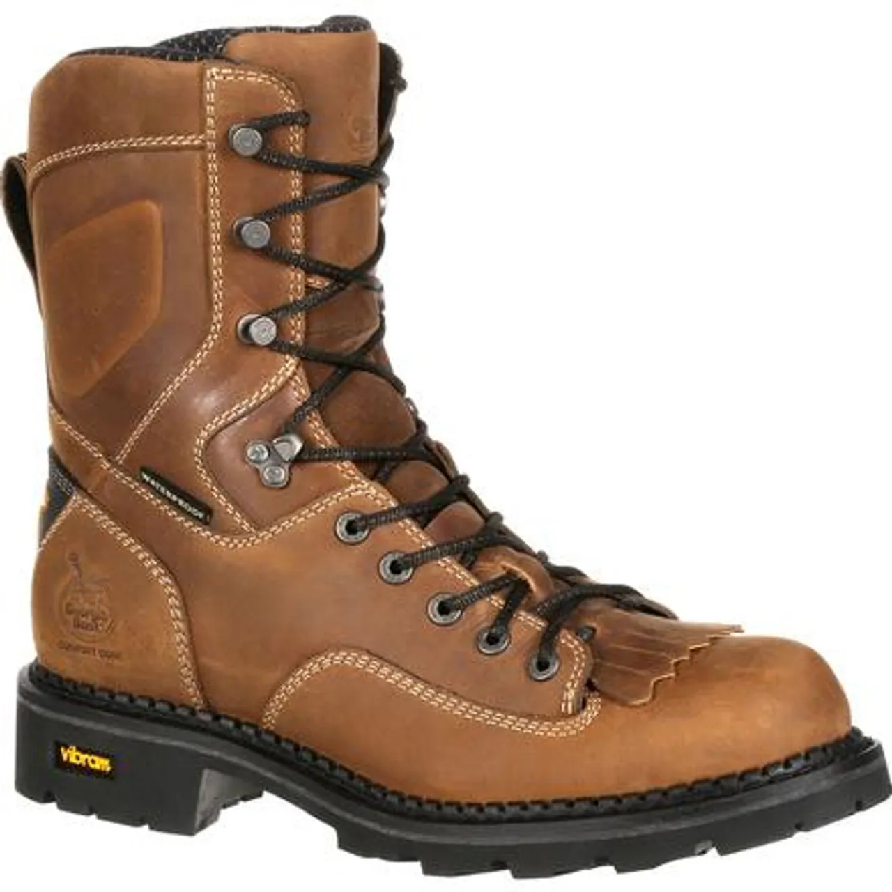 Georgia Boot Mens Comfort Core Composite Toe Waterproof Logger Work Boot GB00123 CRAZY HORSE