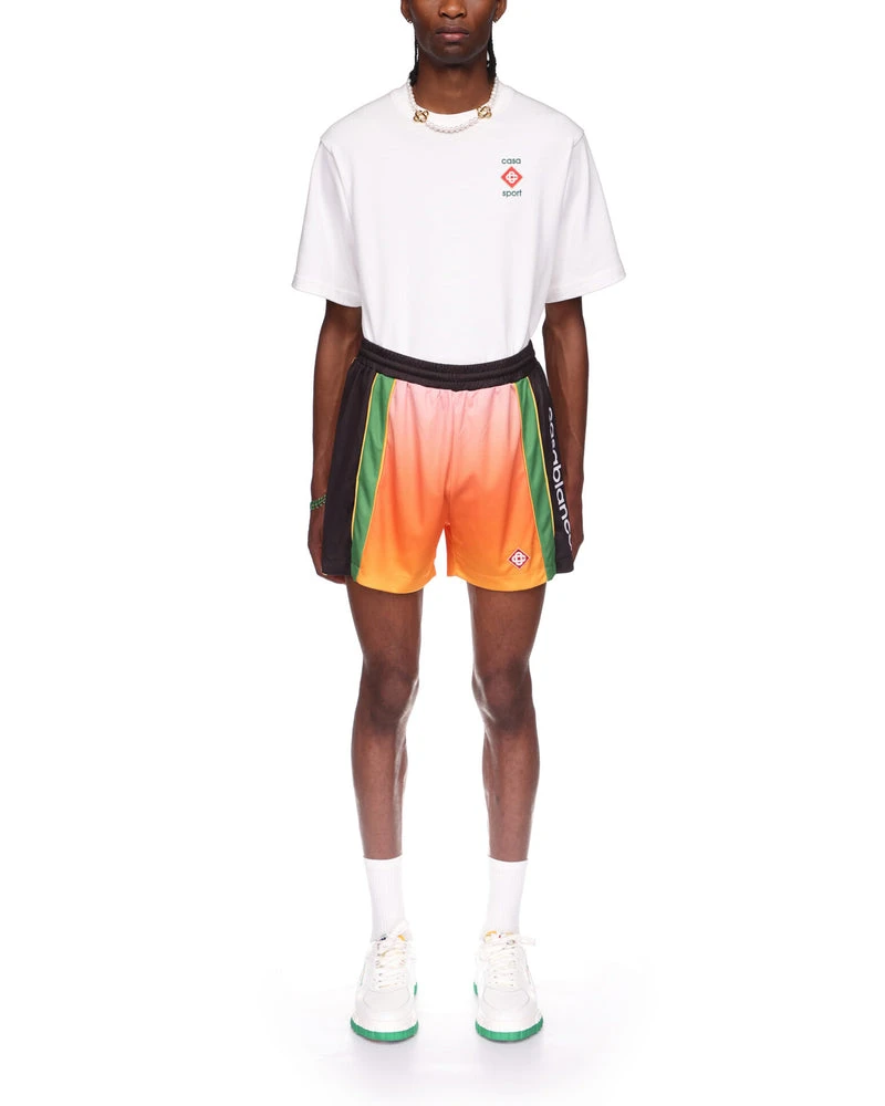 --Gradient Football Shorts-