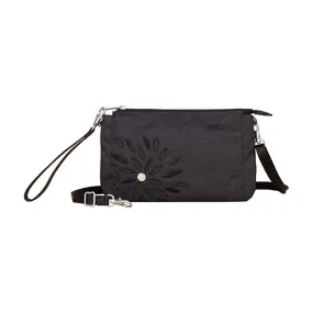 HAIKU STRIDE CROSSBODY BAG BLACK IN BLOOM