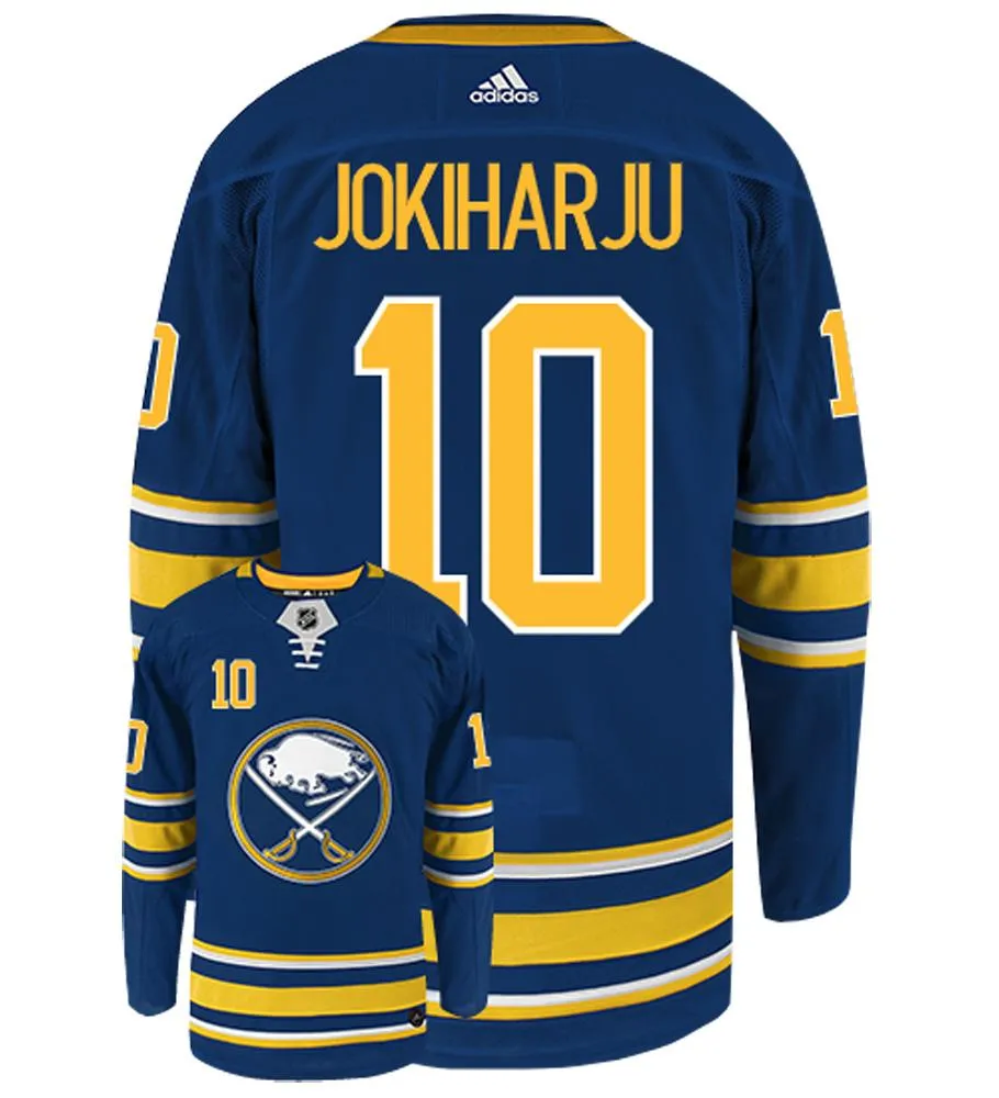 Henri Jokiharju Buffalo Sabres Adidas Authentic Home NHL Hockey Jersey     