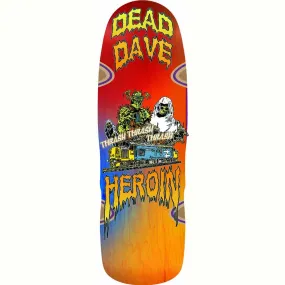 Heroin Skateboards Dead Dave Ghost Train Skateboard Deck 10