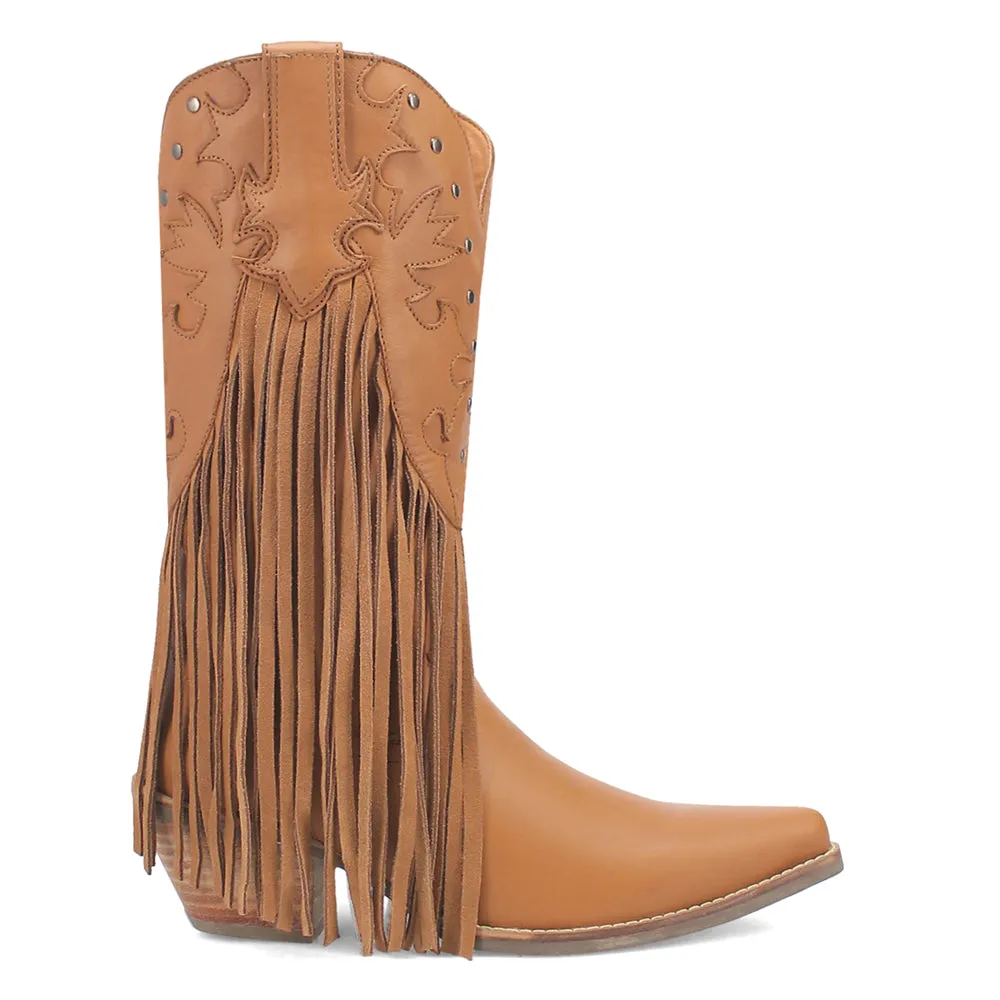 Hoedown Fringe Snip Toe Cowboy Boots