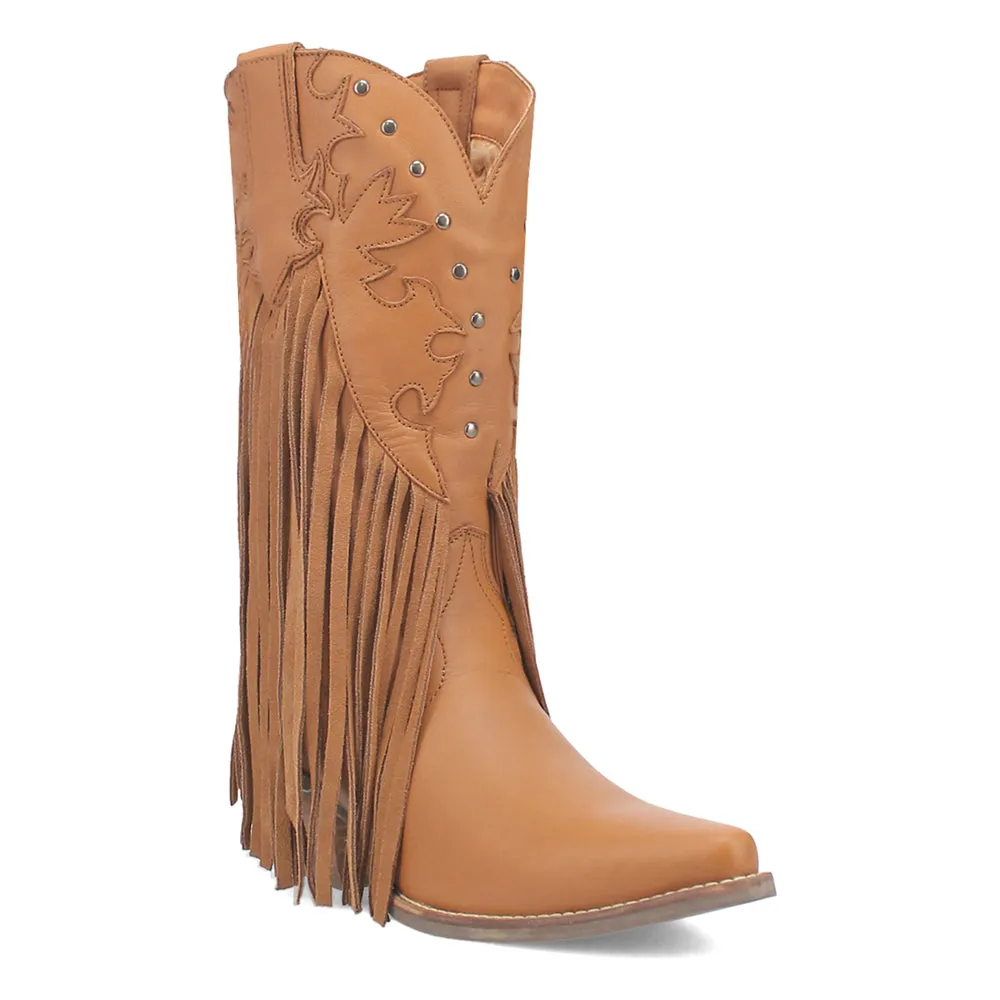 Hoedown Fringe Snip Toe Cowboy Boots