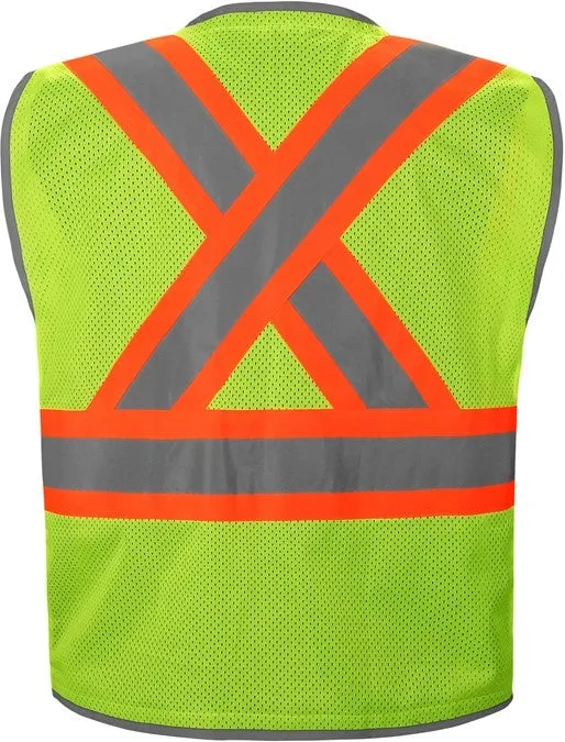 HYPE-LITE SAFETY VEST W/X BACK 1611