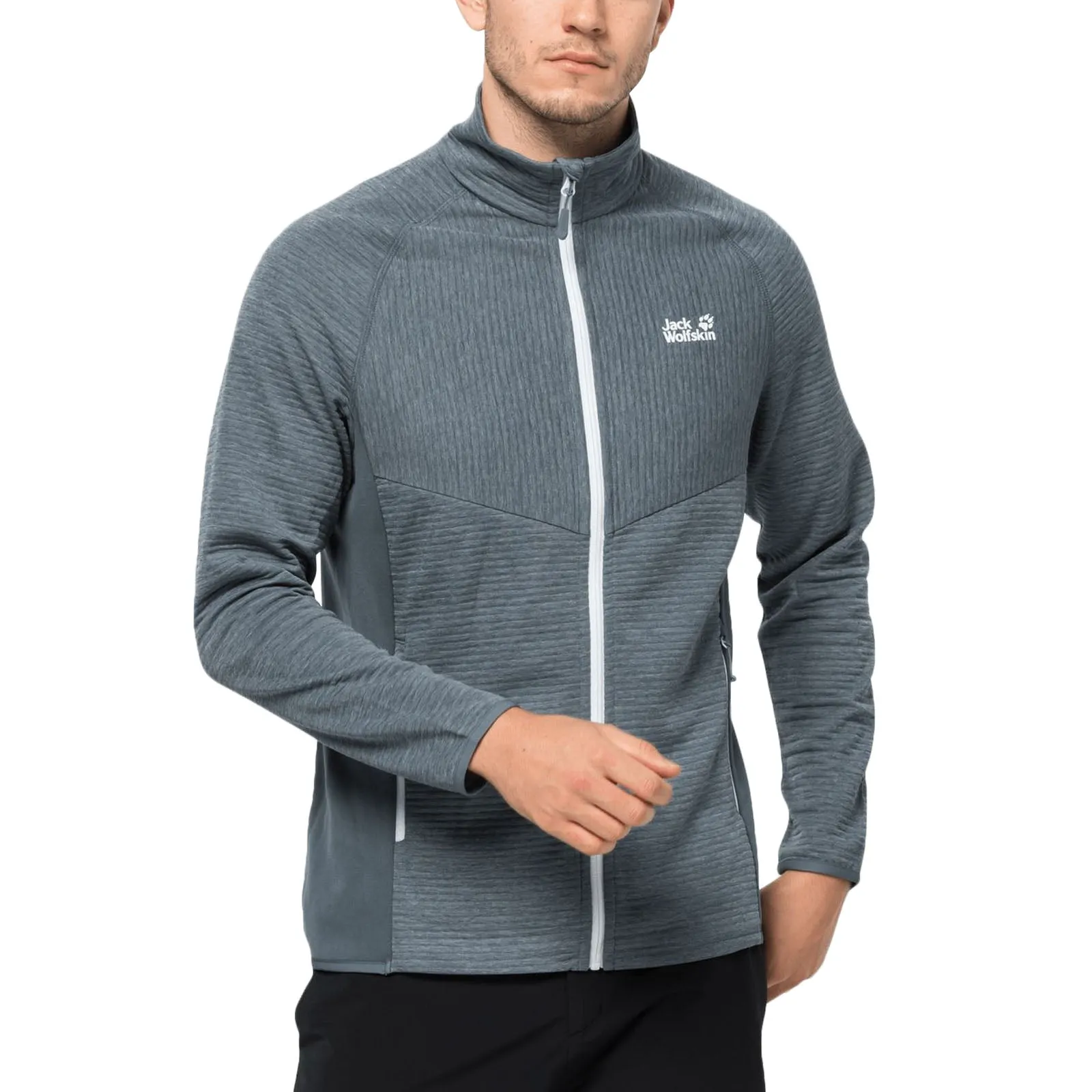 Jack Wolfskin Mens Active Tongari Mid Layer Fleece Jacket