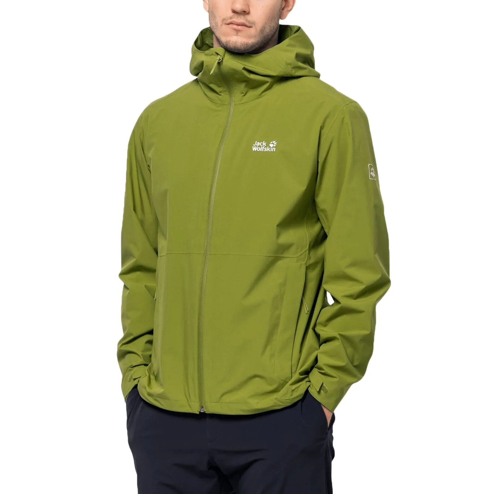 Jack Wolfskin Mens Pack & Go Waterproof Jacket Coat