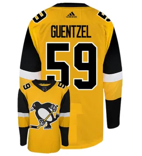 Jake Guentzel Pittsburgh Penguins Adidas Authentic Third  NHL Hockey Jersey     