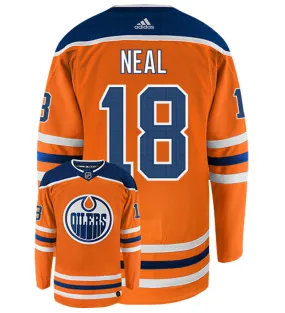 James Neal Edmonton Oilers Adidas Authentic Home NHL Hockey Jersey     