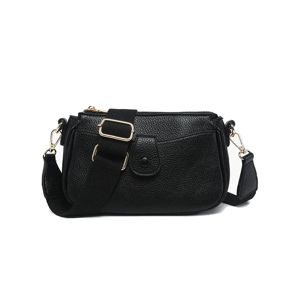 JEN & CO KALLIE CROSSBODY BAG BLACK