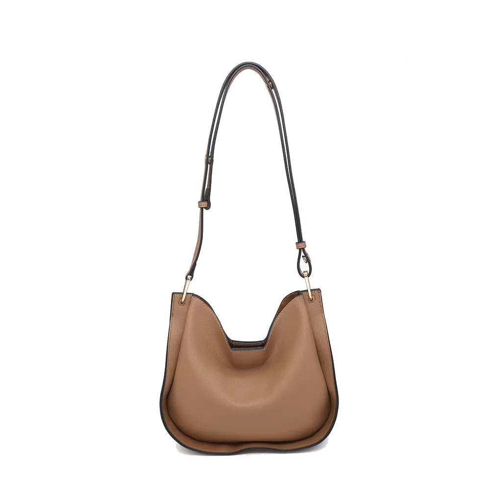 JEN & CO RAMONA CROSSBODY BAG BROWN