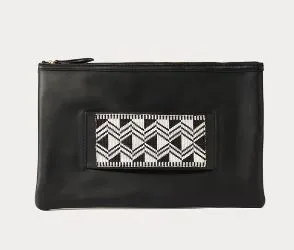 JIAMINI Syokiamu Clutch bag with soft leather