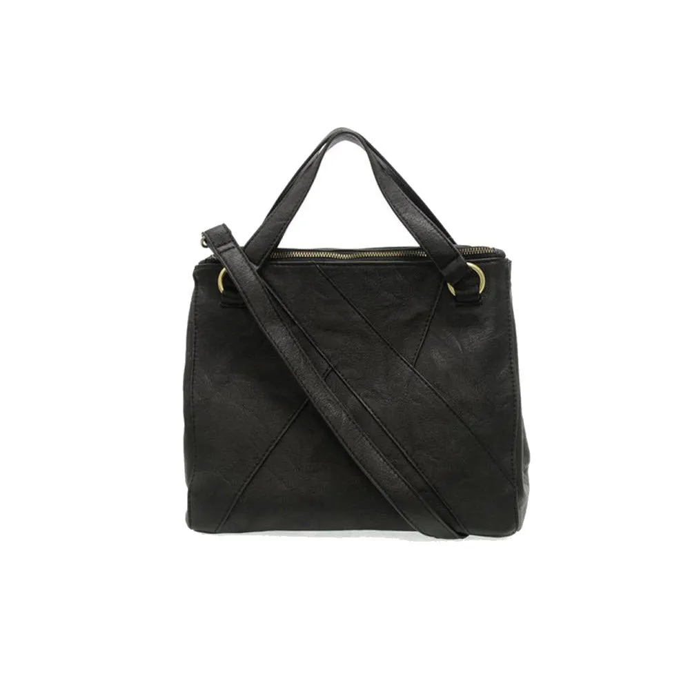 JOY SUSAN JANET CONVERTIBLE CROSSBODY BAG BLACK