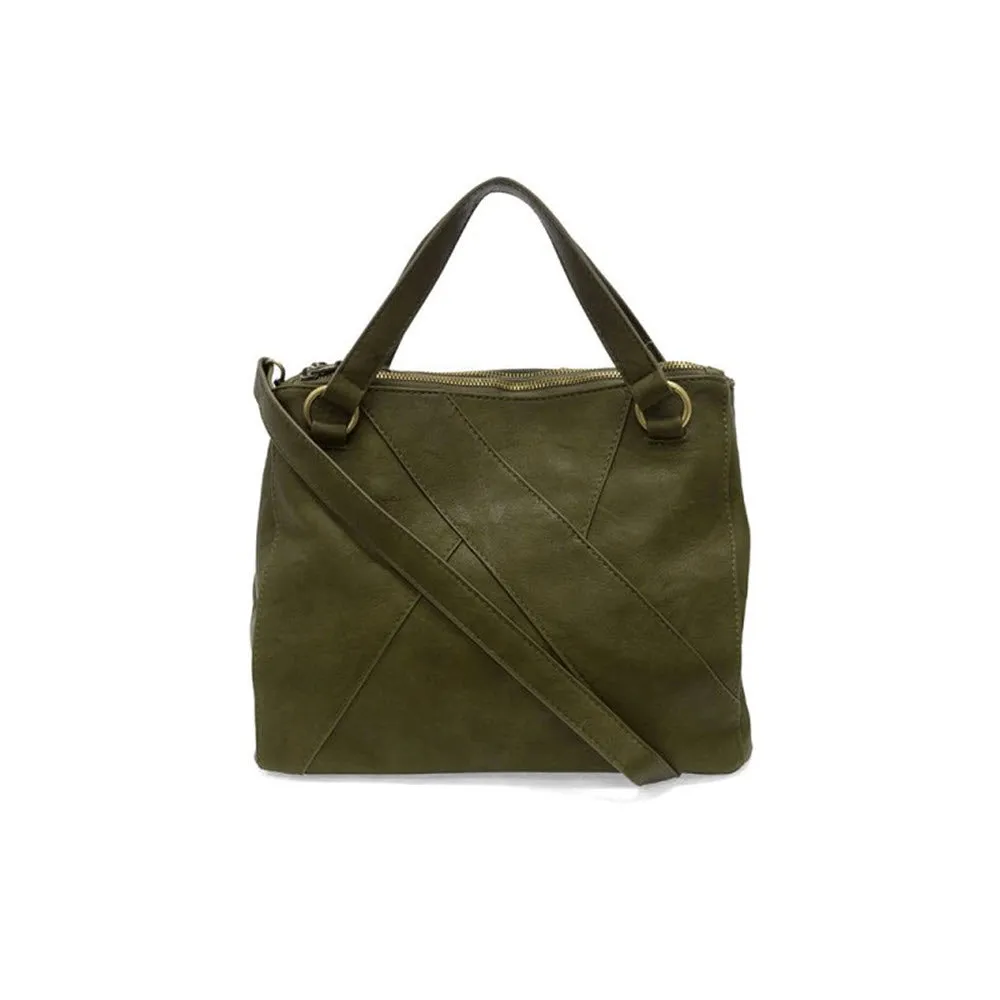 JOY SUSAN JANET CONVERTIBLE CROSSBODY BAG OLIVE