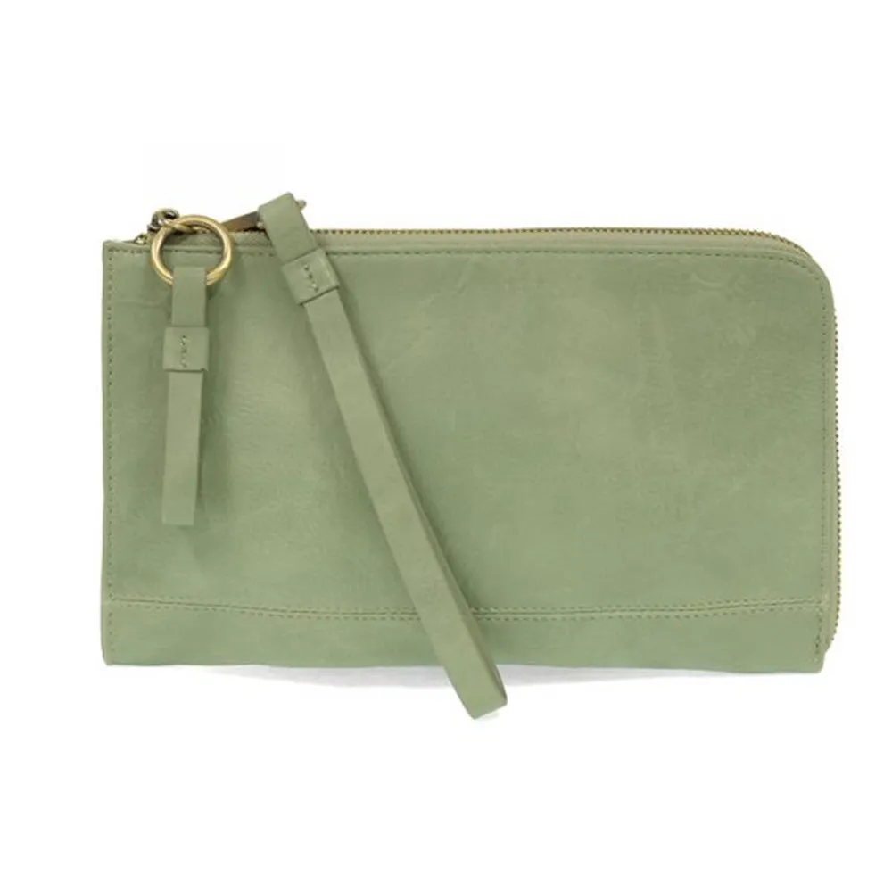 JOY SUSAN KARINA CONVERTIBLE CROSSBODY BAG CAMEO GREEN