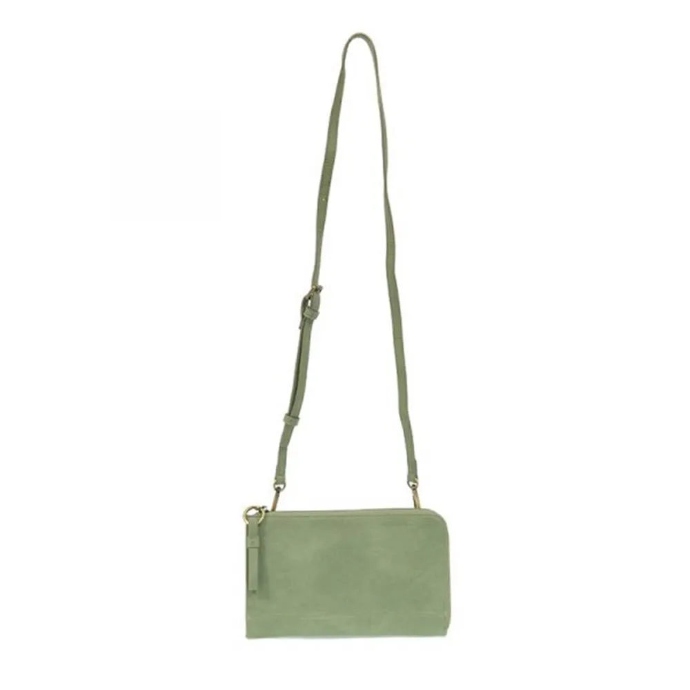 JOY SUSAN KARINA CONVERTIBLE CROSSBODY BAG CAMEO GREEN