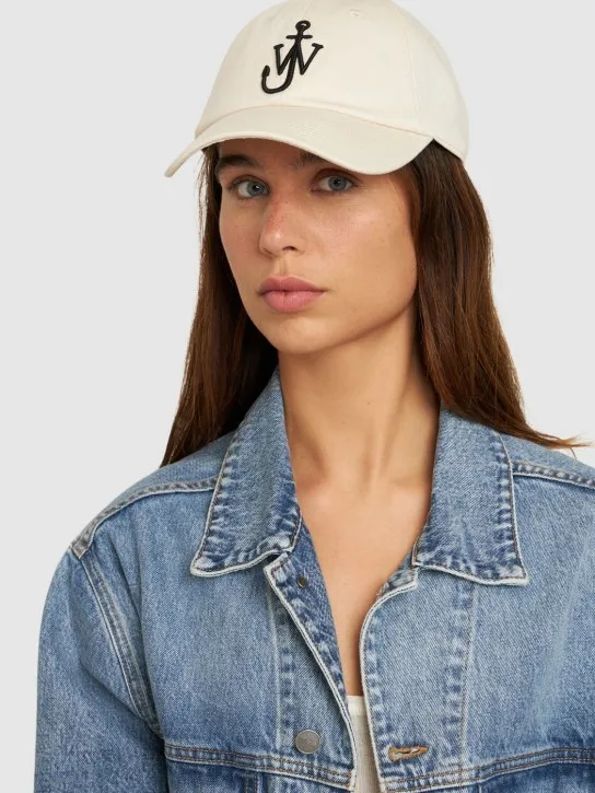 JW Anderson   Logo cotton baseball cap 