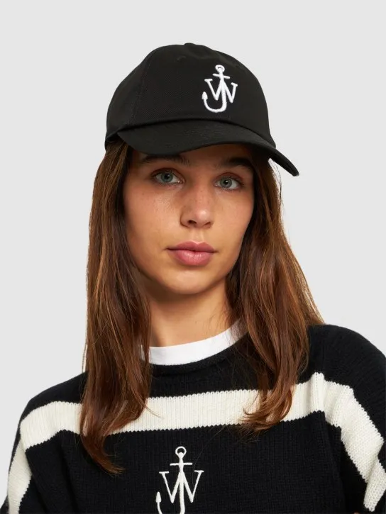 JW Anderson   Logo cotton baseball cap 