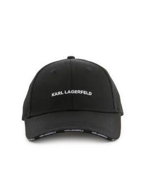 Karl lagerfeld  Cotton baseball cap  - Black