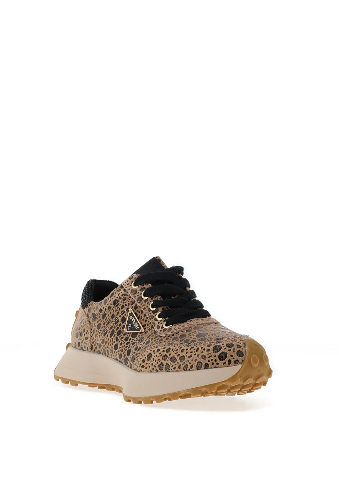 Kate Appleby Royston Animal Print Trainers, Leopard Print