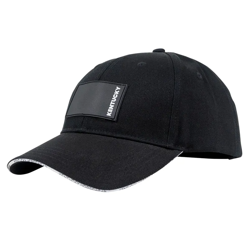 Kentucky Rubber Logo Baseball Cap - Black