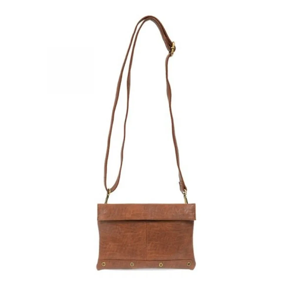 KIARA FOLDOVER CROSSBODY BAG SADDLE