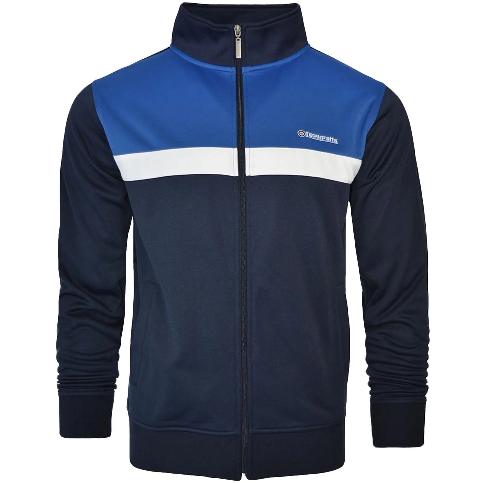 Lambretta Panel Track Jacket - Navy