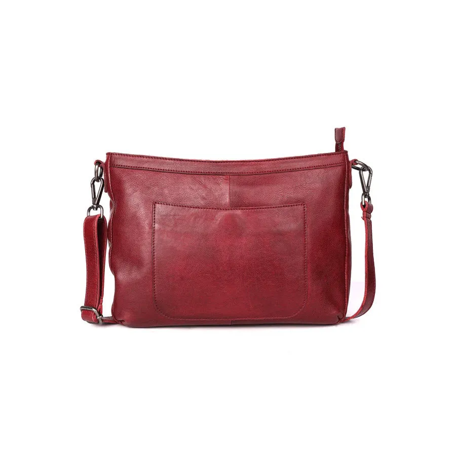 LATICO VISTA CROSSBODY BAG BURGUNDY