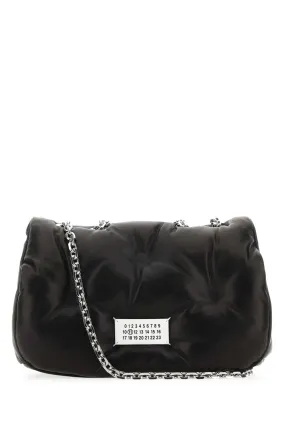 Maison Margiela Black Nappa Leather Medium Glam Slam Shoulder Bag