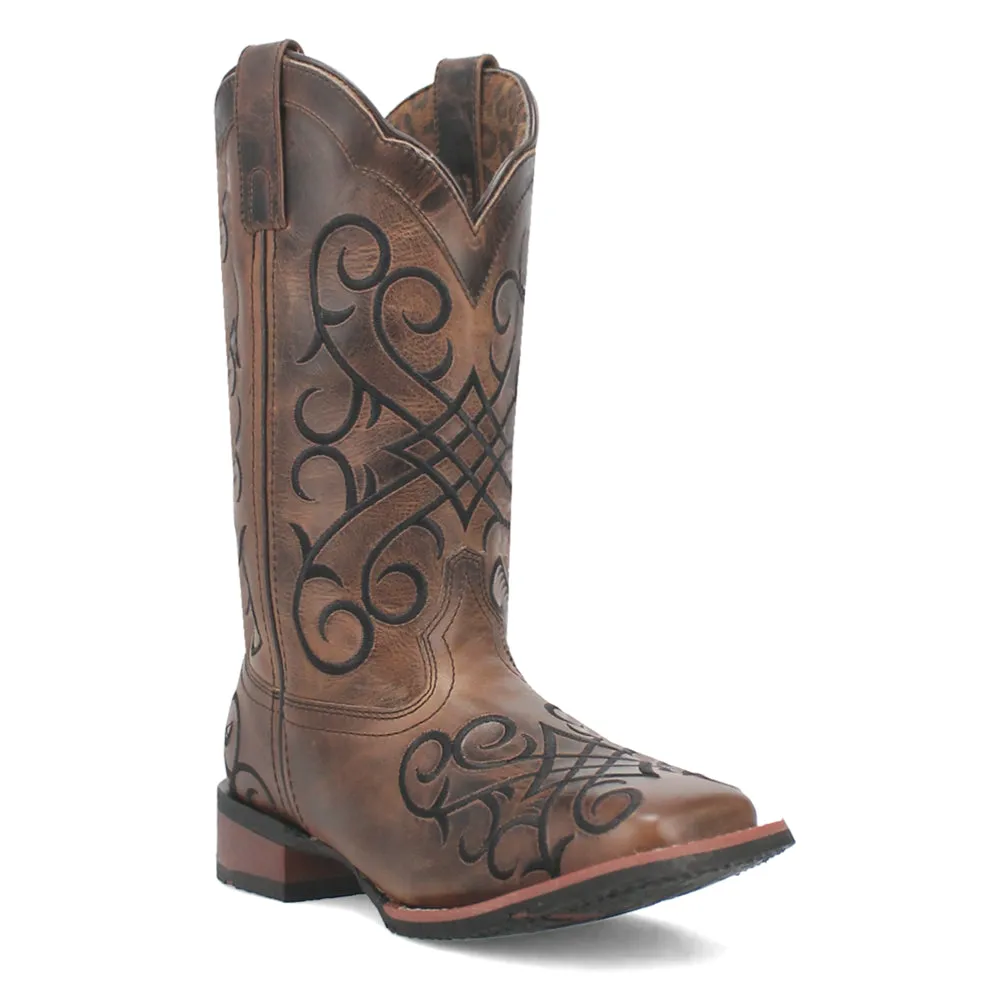 Margo Embroidered Square Toe Cowboy Boots