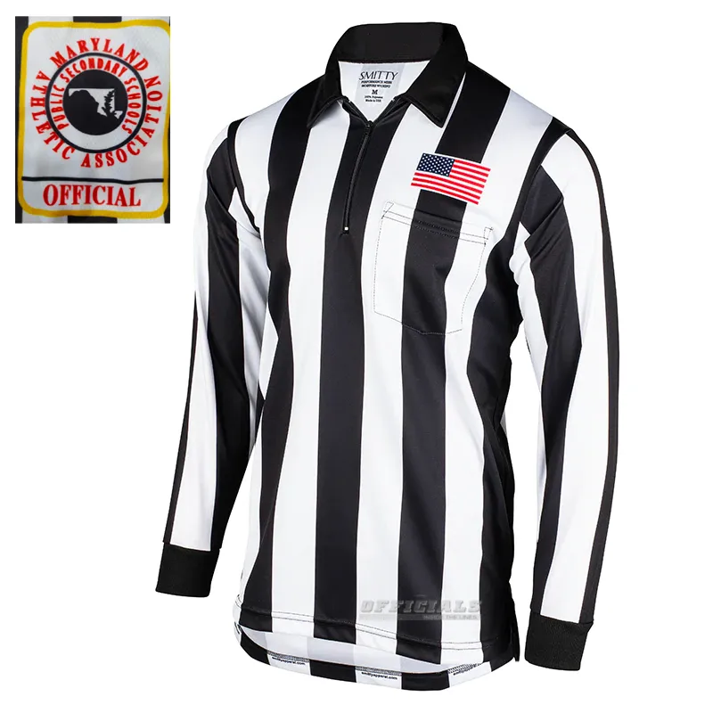 Maryland MPSSAA Logo Long Sleeve Football Shirt