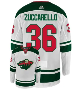 Mats Zuccarello Minnesota Wild Adidas Authentic Away NHL Hockey Jersey     