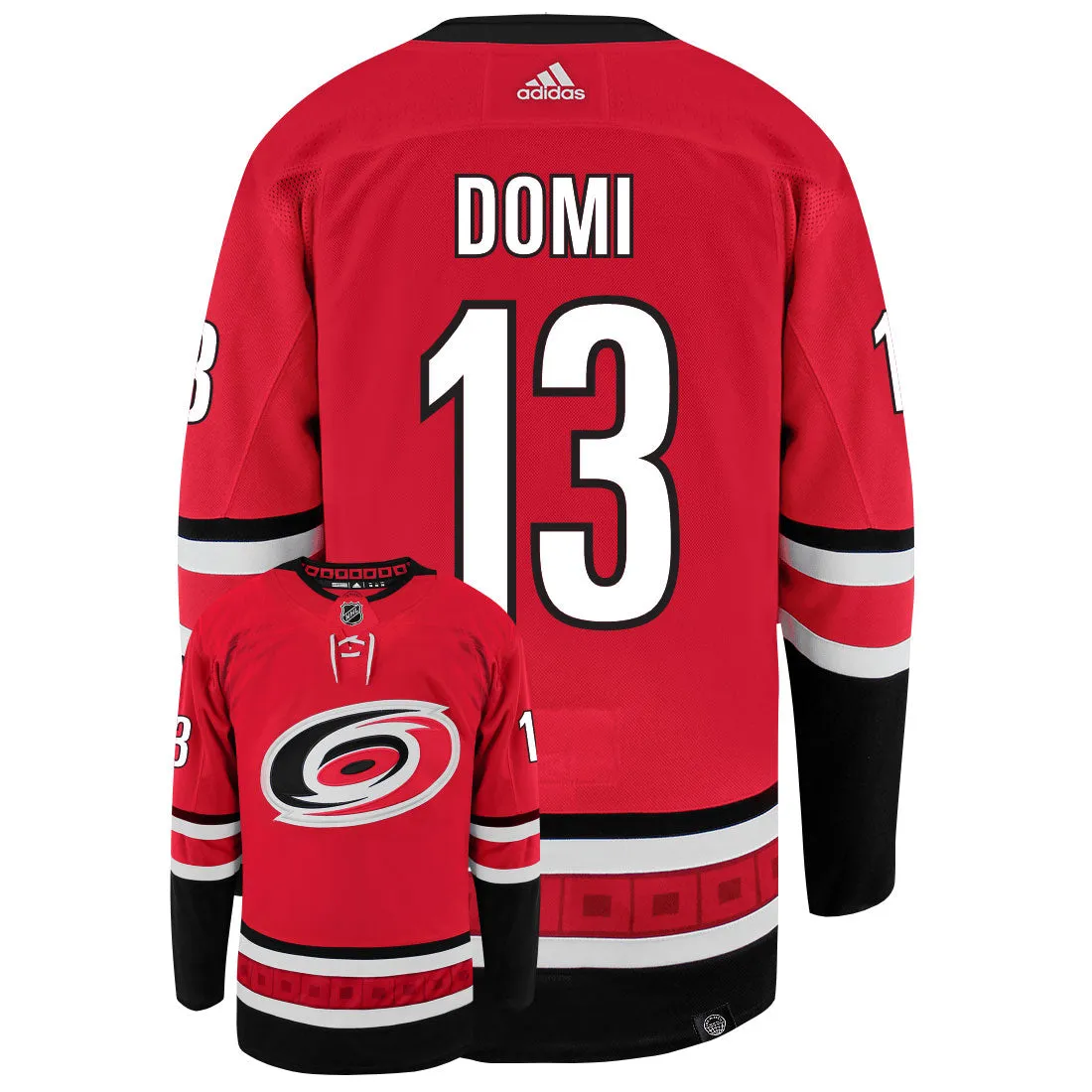 Max Domi Carolina Hurricanes Adidas Primegreen Authentic NHL Hockey Jersey     