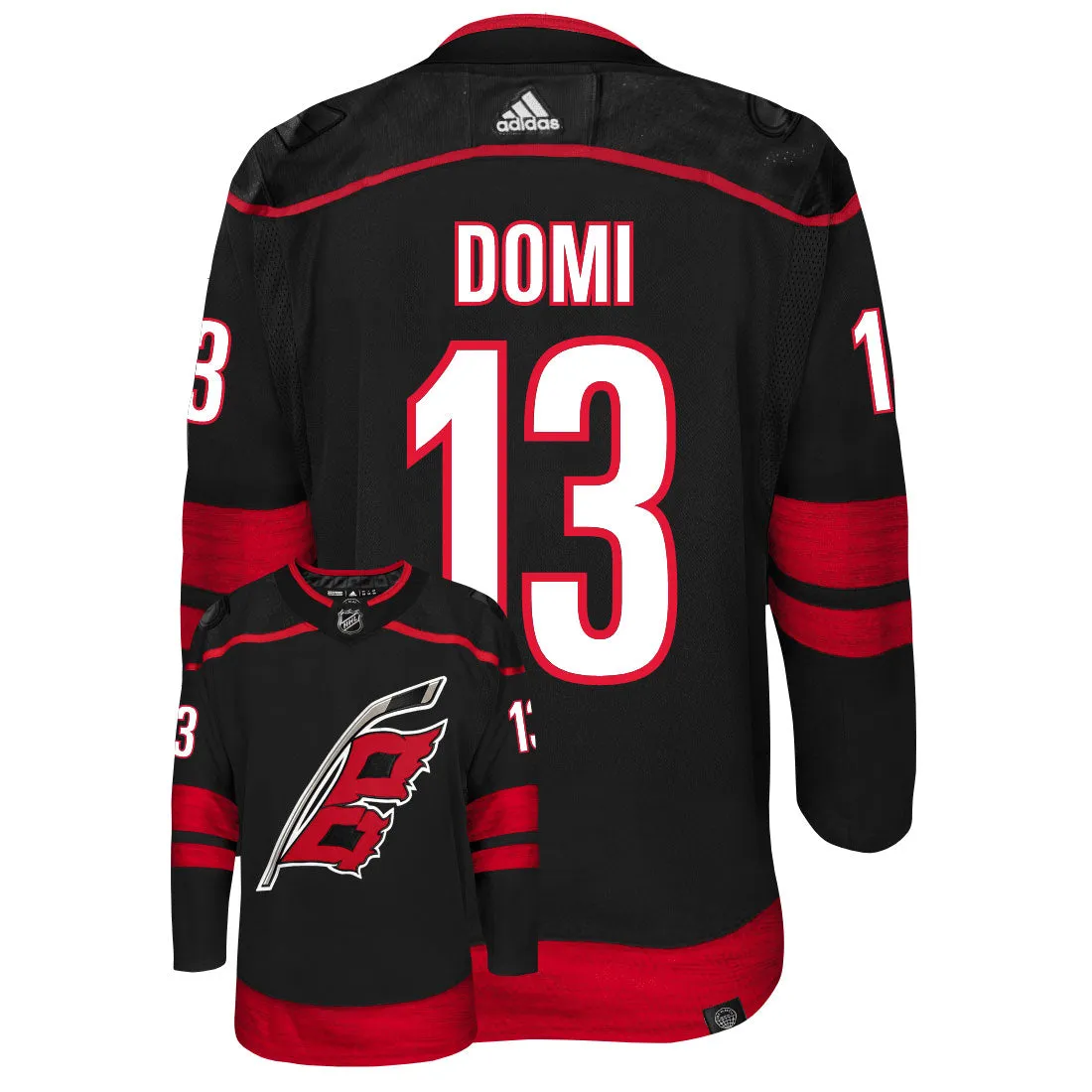 Max Domi Carolina Hurricanes Adidas Primegreen Authentic NHL Hockey Jersey     