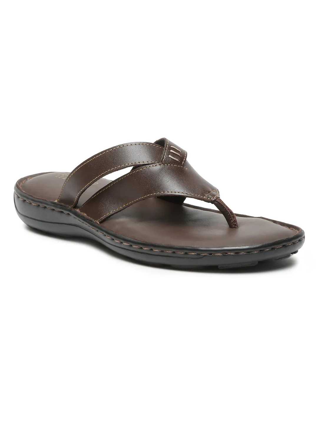 Men Open Toe Leather Comfort Sandals